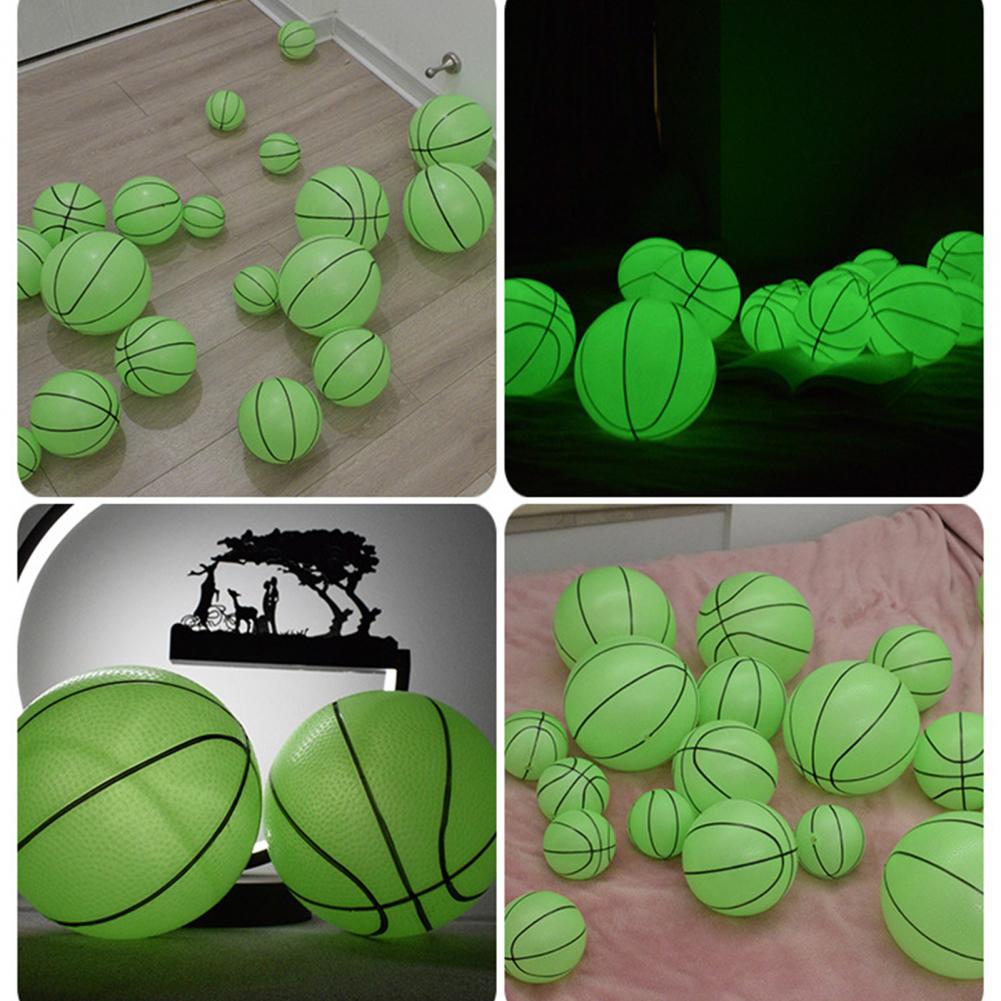 Licht hoch Basketball Hohe Elastizität Batterie-freies PVC Hohe Helle Holographische Basketball für freundlicher