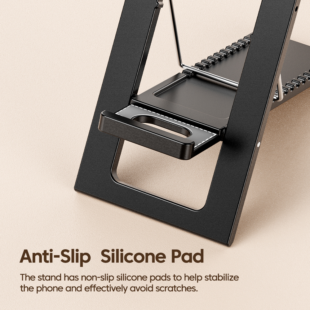 Toocki Mobile Phone Desktop Holder Stand Lazy Bracket Foldable Support Stand Mount MultiFunction Holder For 4-6.7 inch Phone