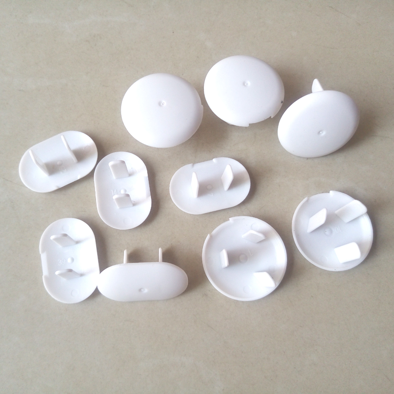 10 Pieces Set American Standard Electrical Safety 2 3 Hole Electric Socket Protector Outlet Plug Children Baby Safety Appliance
