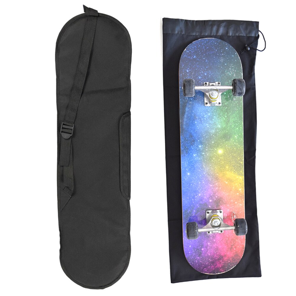 2 stk skateboard taske opbevaring skulder taske justerbar bærbar til udendørs