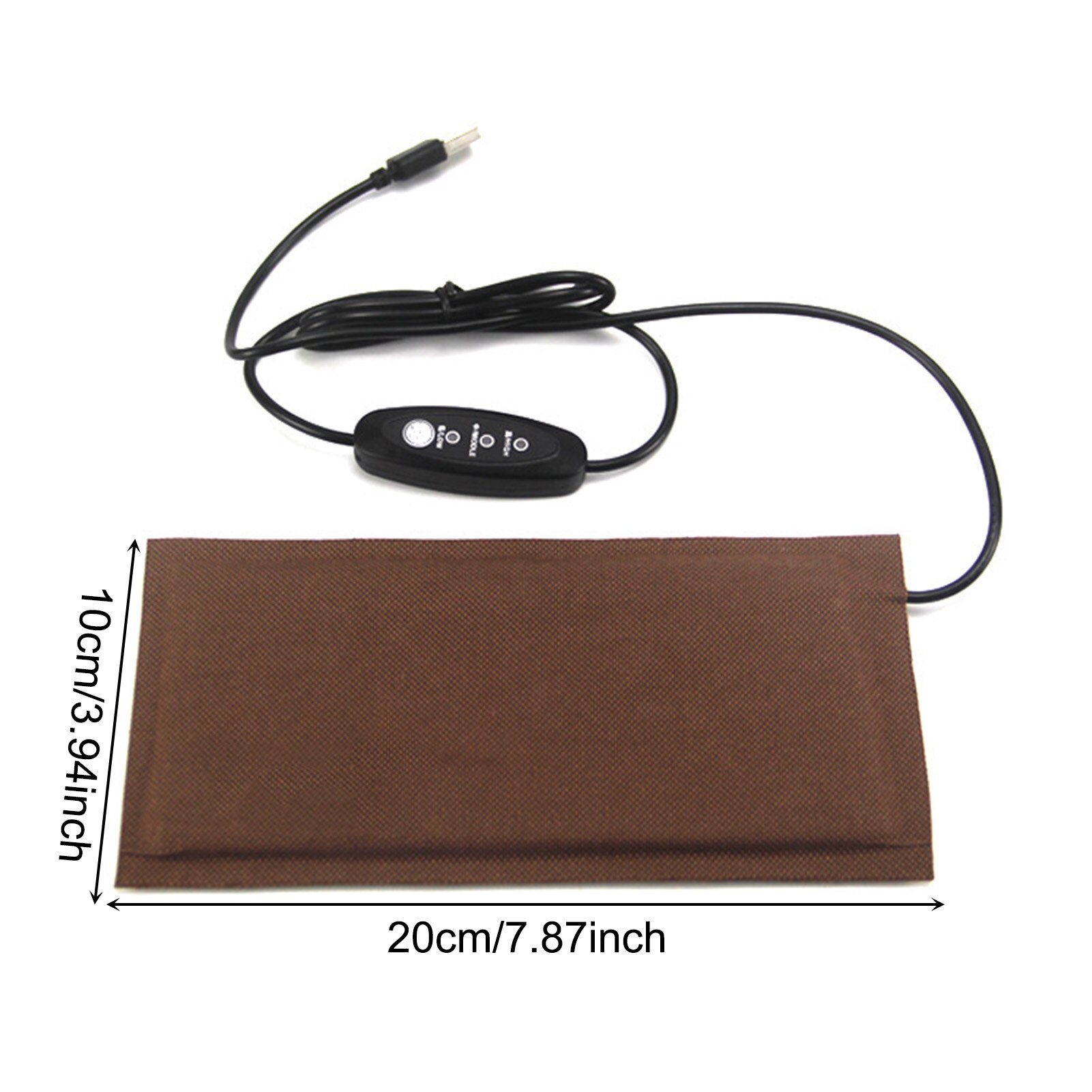 Reptile Heating Pad Temperature Control Pet Warmth Lizard Hamster Anti-Smashing Urine Scratching Care Blanket USB Carry Mat