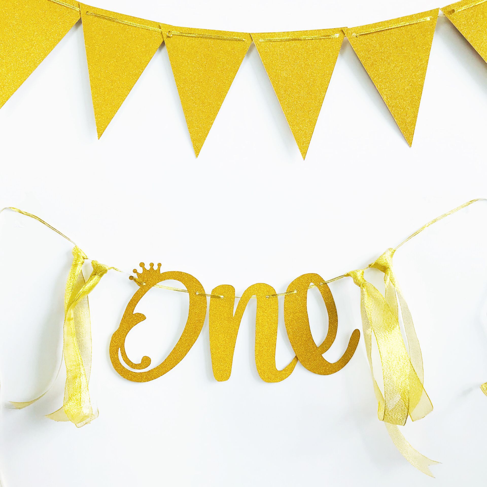 Baby 1st Verjaardag Jongen Meisje Ster Goud 12 Maand Foto Banner Ik Ben Een Photo Booth Banner Mijn Eerste Verjaardag party Decoraties Kids