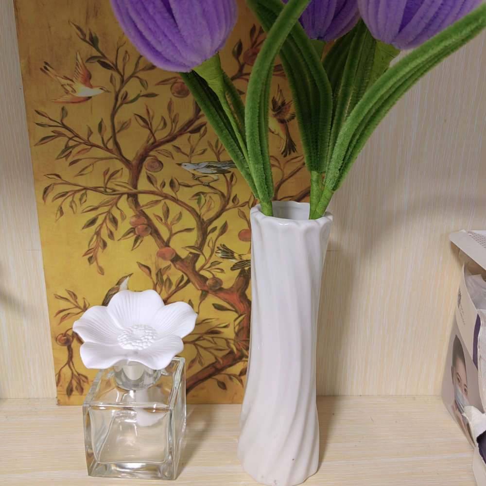 Diffuseur de fleurs en céramique fabriqué à la main, décor de parfum de maison, diffuseur d'aromathérapie pour bureau, chambre à coucher et toilettes