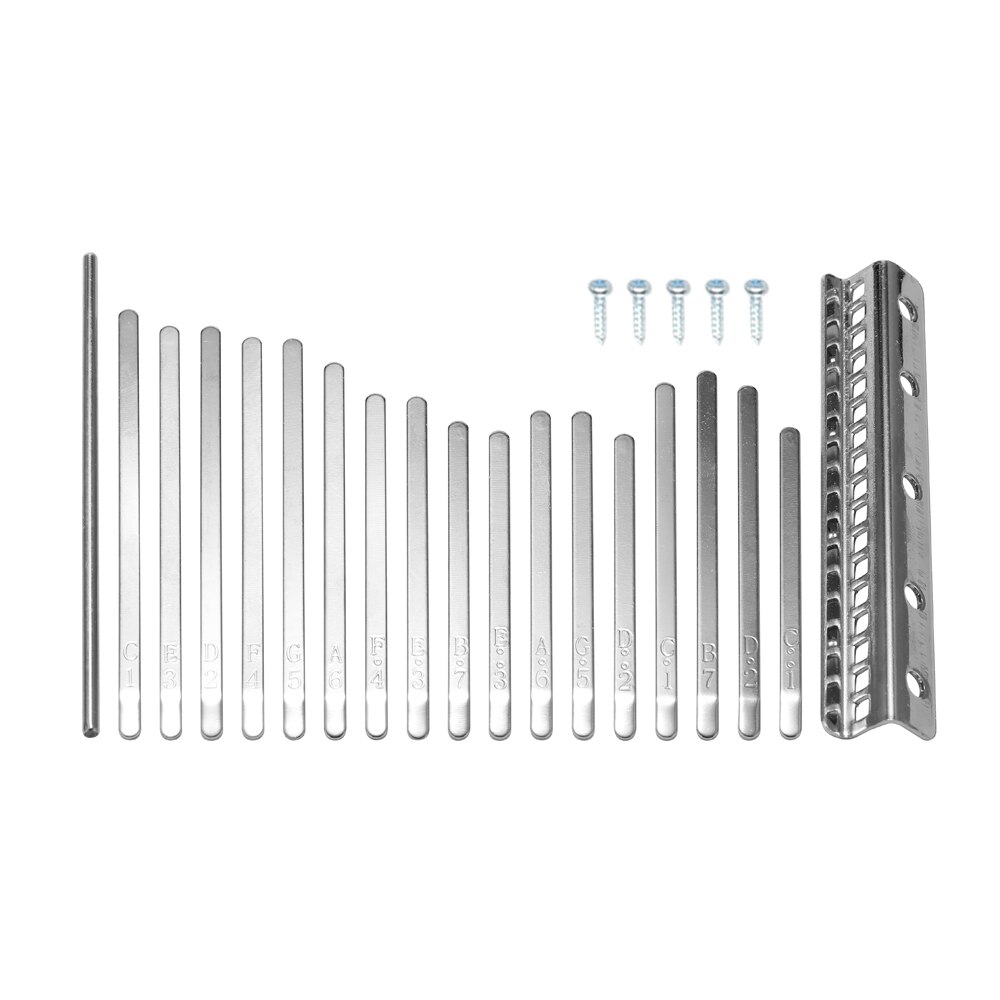 17 teclas kalimba Mbira Dedo de bolsillo Piano Kalimba instrumento Musical portátil pulgar Piano con bolsa de Carring para niños principiantes: 3