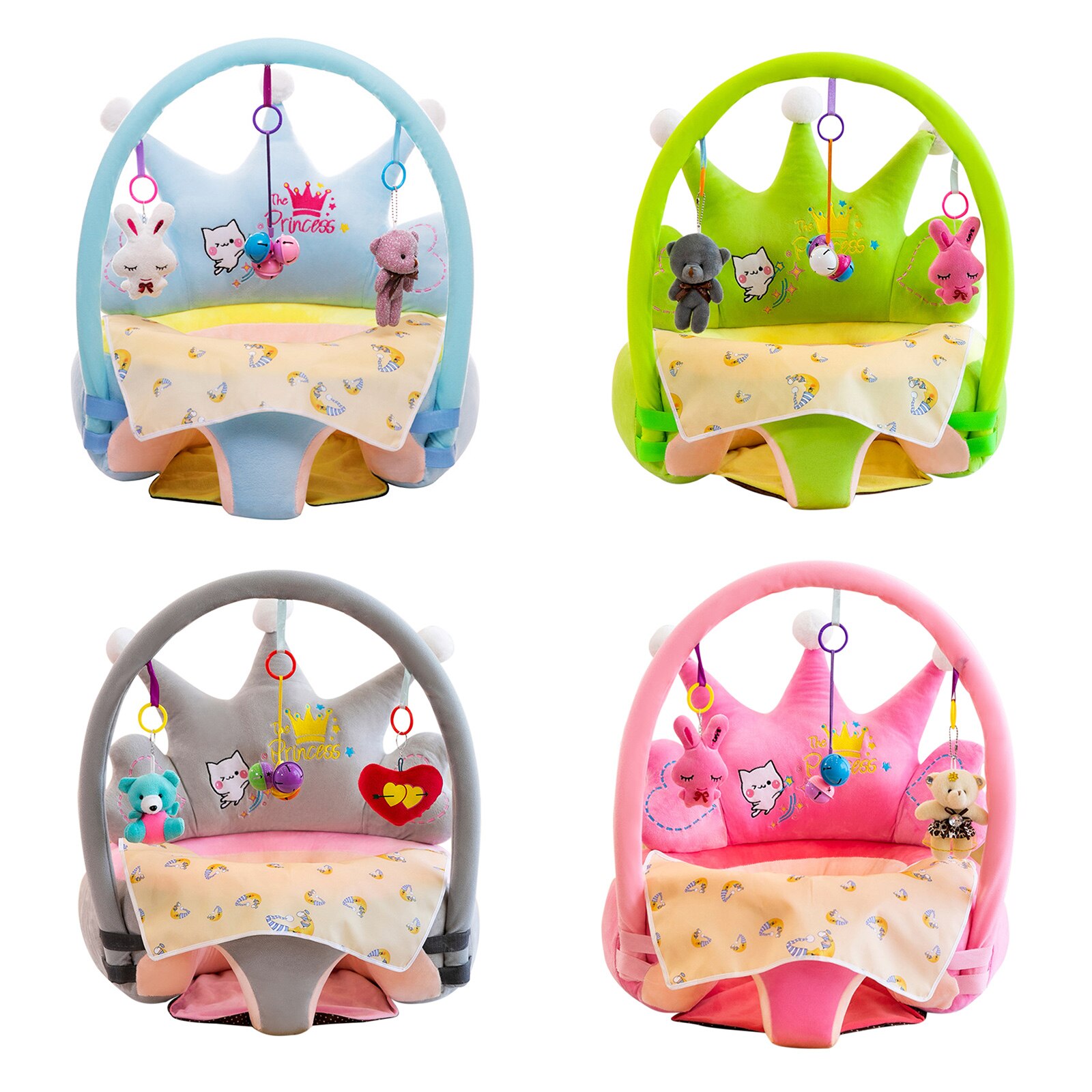 Wasbaar Pasgeboren Sofa Ondersteuning Cover Infant Peuters Leren Sit Stoel Case Baby Sofa Ondersteuning Stoelhoezen