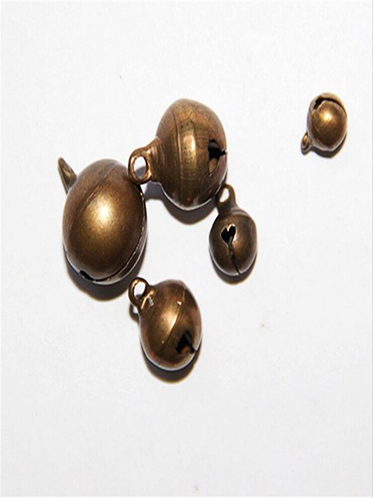 50 kpl/pakkaus retro sana auki kuparikello joulukoristeita pronssi kupari alkio lemmikki riipus tarvikkeet 10/12mm