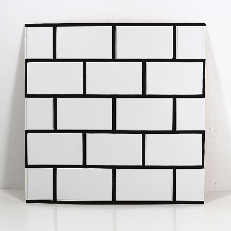 30 x 30cm 3d väggklistermärken självhäftande stick vägg golv kök toalett vägg klistermärken mosaik kakel balkong golv kakel slip