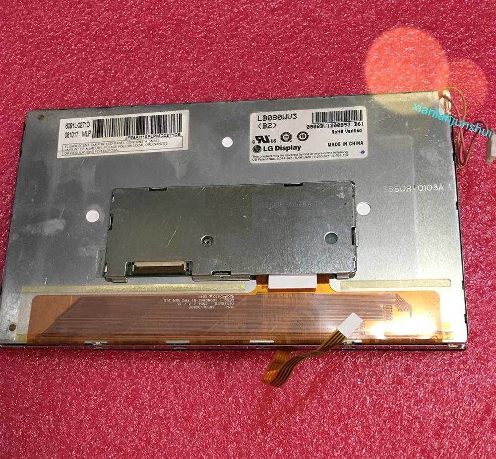 8 inch LB080WV3 (B2) auto lcd-scherm binnen en buiten het scherm