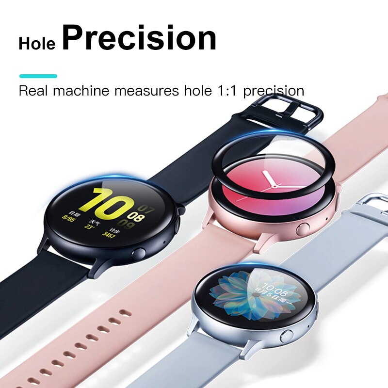 Protective Film 20D Tempered Softs Screen Protector For Samsung Galaxy Watch Active 2 44mm 40mm Protection Screen protector Film