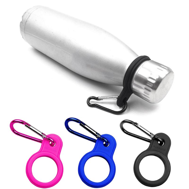 6 Stuks Silicone Water Bottle Carrier Wandelen Fles Houder Clip Haak Met Karabijnhaak Voor Fiets Camping Reizen Outdoor Activiteiten