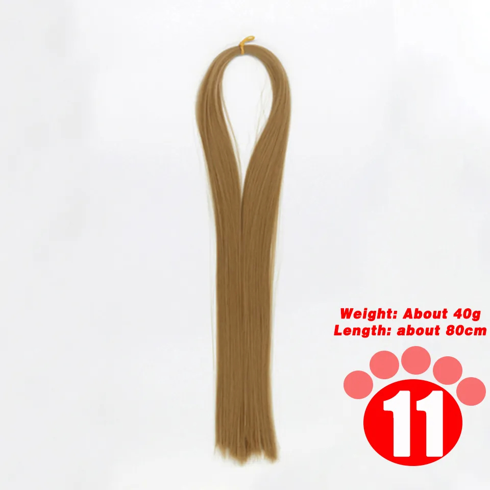 Peluquería de muñeca BJD/SD, fibra de nailon sintética resistente al calor, 1/3 1/4 1/6 1/12, muñeca tejida a mano, cabello modificado DIY para injerto: Vino tinto