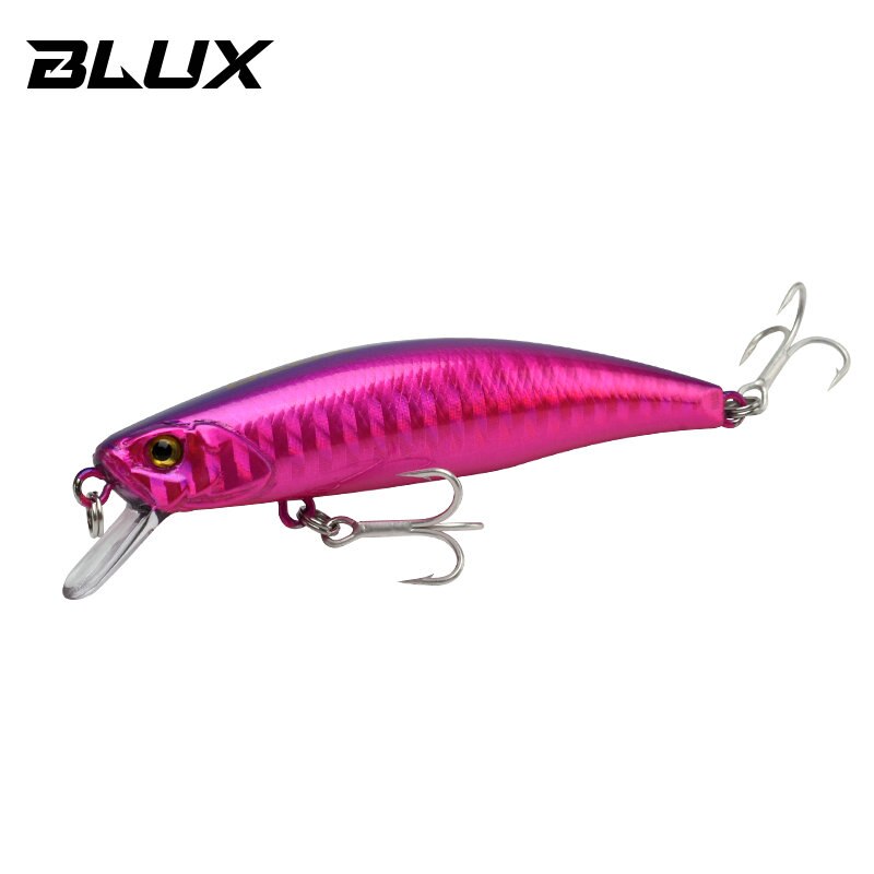 BLUX SPRINT 75SW-señuelo de pesca de peso fijo, piscardo que se hunde, 75mm, 11G, armado con anzuelo BKK Wobbler, aparejos de cebo para trucha, Roca, orilla