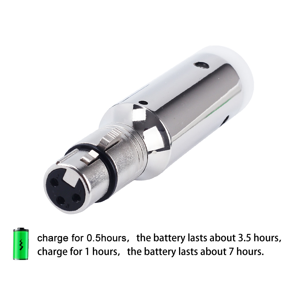 DMX512 récepteur sans fil Rechargeable contrôle LED éclairage effet de scène 2.4G ISM Controler 400m lumière Par DMX 512 récepteurs