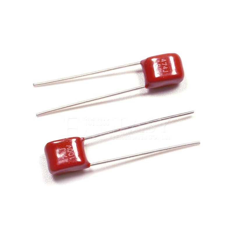 Condensateur en film polypropylène 0.47UF, 10 pièces, 5% UF, pas de 5mm, 470nf 474 100V CBB