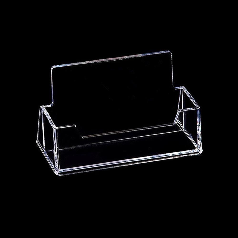 Acrylic Transparent Business Card Without Cover Business School Supplies Office Storage Office Card Box Supplies Storage B1N8