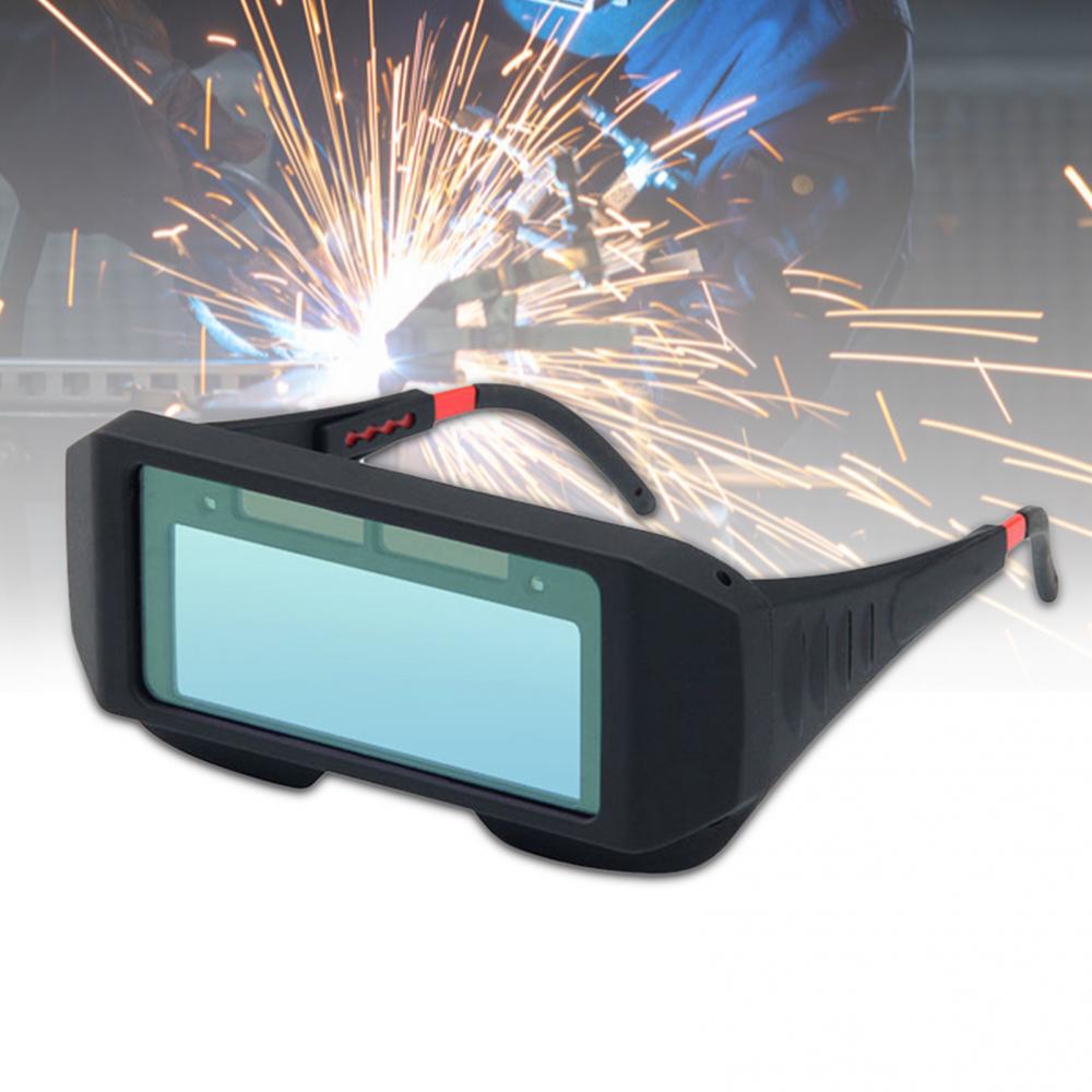 Auto Darkening Welding Helmet Solar Helmet Welding Light Filter Lens Automatic Light Change Glasses Tools Kits