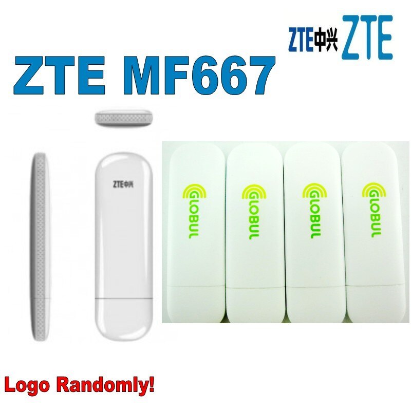 ZTE MF667 Modem USB desbloqueado 3G WCDMA/HSPA + 2100/1900/900/850 MHz 21.6 Mbps