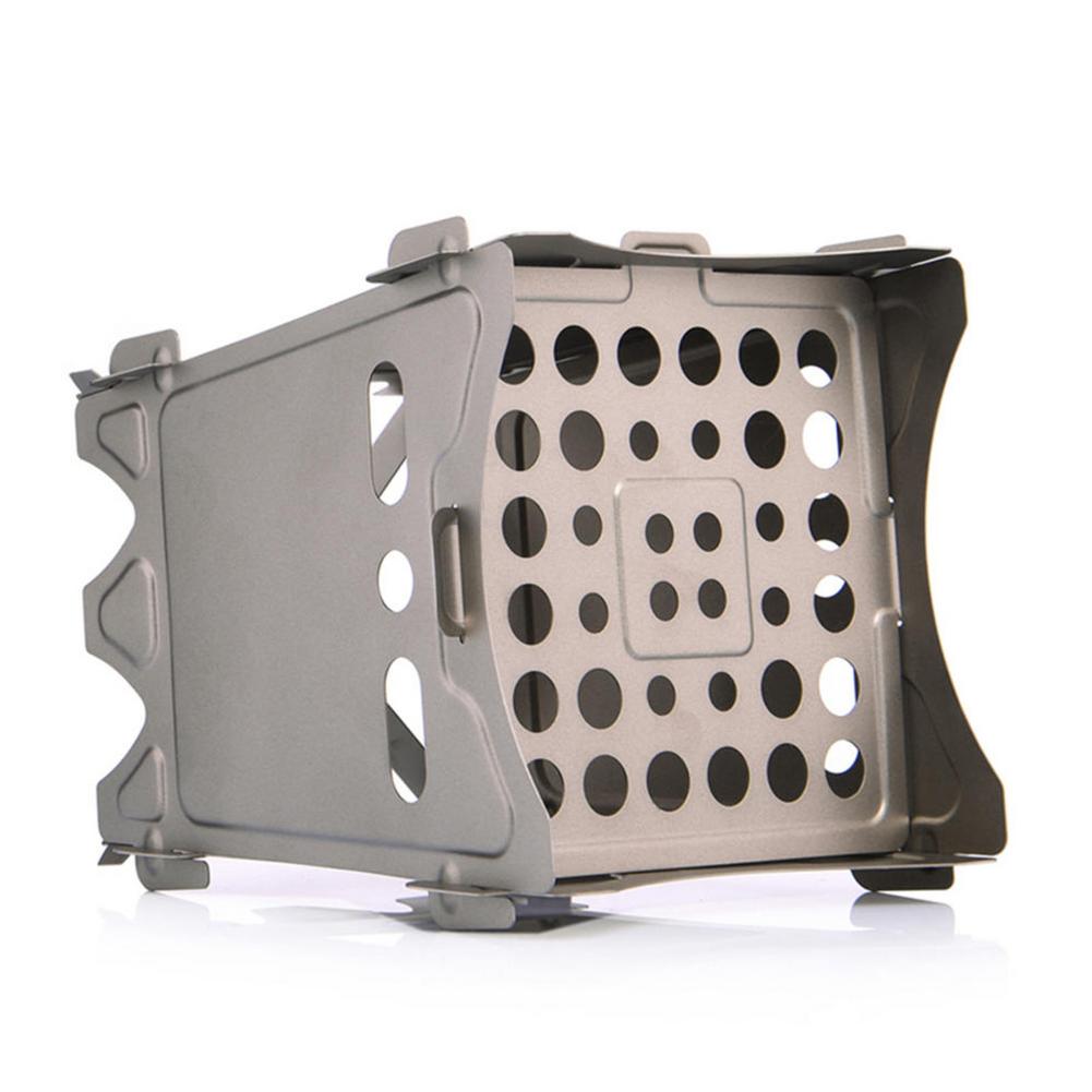 Camping Stove Portable Wood Burning Stove For Backpacking Camping Hiking Backpacking Outdoor Cooking Stove: L