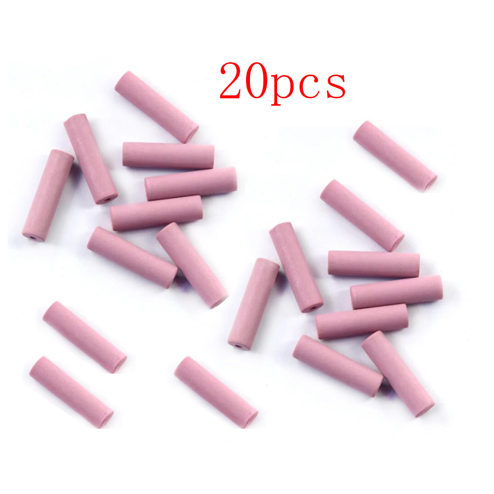 20 stücke Zahn Labor Silikon Gummi Polierer Grob/Mittel/Fein 6mm Zahn Silikon Gummi Punkt 22mm Zahn silikon Gummi Rad: khaki