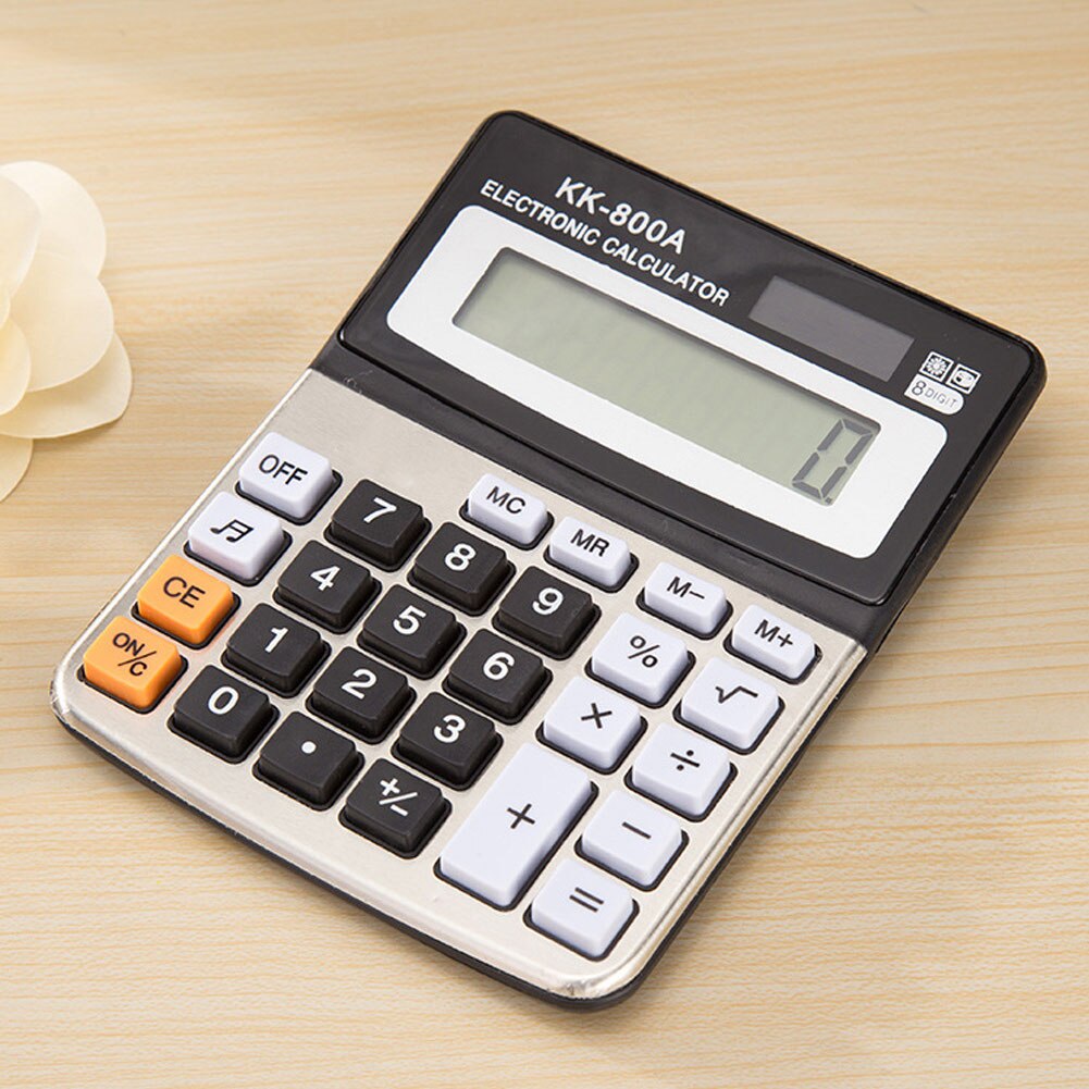Commercial Calculator Calculate Tool Battery Powered Digit Electronic Calculator Portable Office And School Accounting Supplies