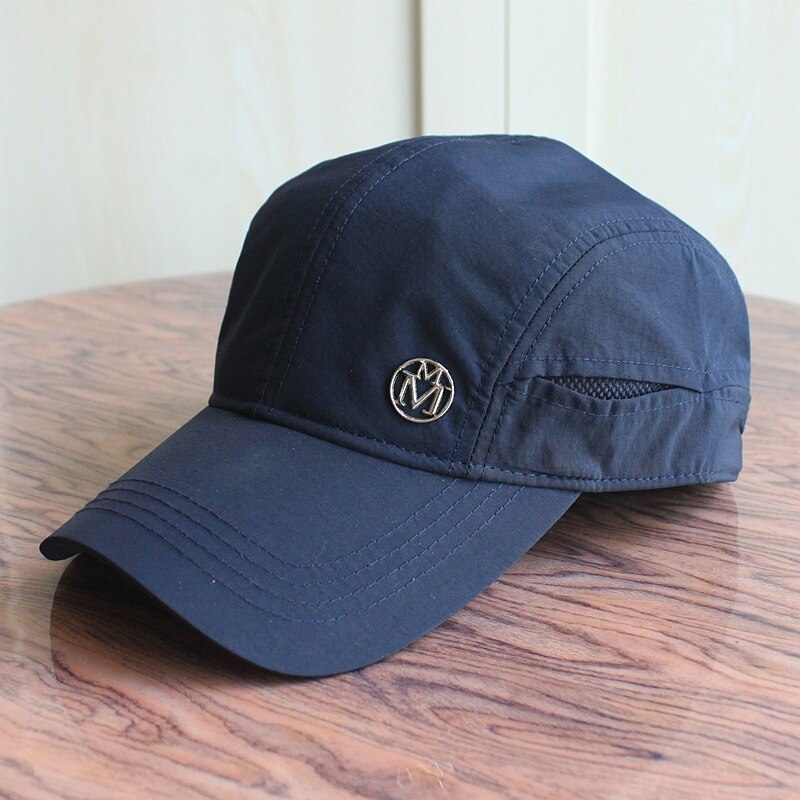 Large size back closed baseball hats adult summer outdoors fitted sport cap men and women big size sun hats 58-61cm 62-64cm: Blue / Xl 60-64cm