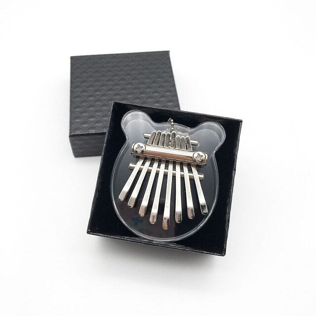 Musical Instrument Acrylic Thumb Piano Mbira Crystal Transparent 8 Keys Kalimba Musical Instrumentos Musicales