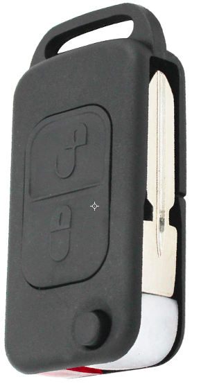 2 Buttons Remote Car Key Shell Case Blank Fob for Mercedes-Benz HU64 Blade HU39 Blade: HU39 Blade
