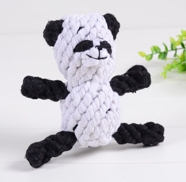Pet Toys For Big Dog Funny Cotton Animals Shape Puppy Small Dog Toy Chew Knot Teeth Cleaning Rope Toys: 10