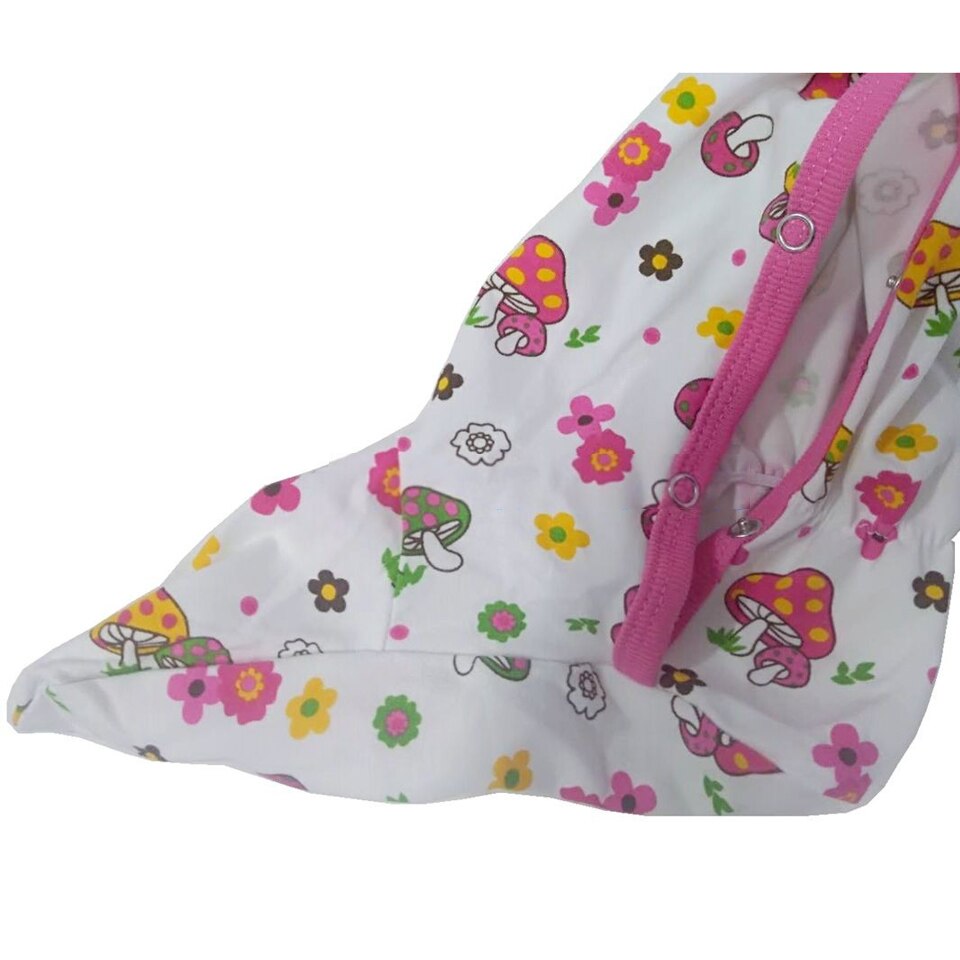 Barboteuse bébé adulte/vêtements abdl/body adulte imprimé/body imprimé champignon coloré avec pied/adulte onesie