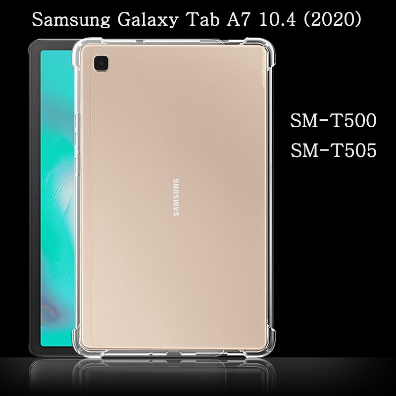 Funda Samsung Galaxy Tab A7 Lite S4 S5e S6 7.0 8.0 10.1.4.5 P200 T280 T290 T500 T510 T590 T720 T830 T860 T870 T970 futerał silikonowy: SM-T500 SM-T505