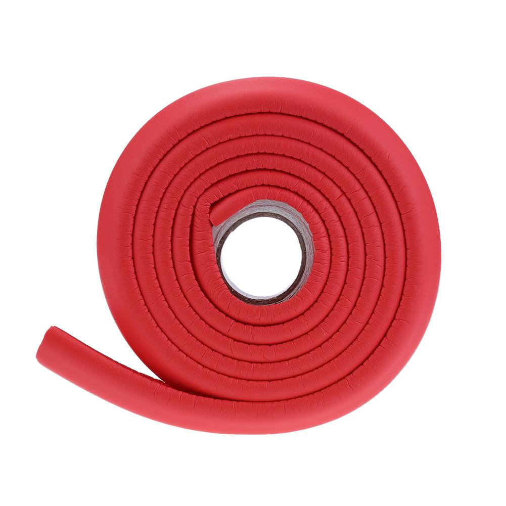 Proteção para crianças 2m comprimento mesa guarda tira produtos de segurança do bebê borda móveis canto proteção para crianças protetor de canto: 	Red