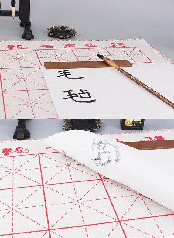 50x70cm Chinese Calligraphy writing practice WOOL Felt Pad blanket Painting Paper