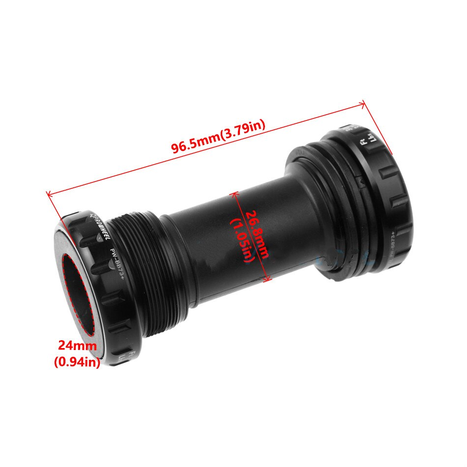 MTB Bottom Brackets 68/73mm Bottom Bracket Road Bike Bracket PW-BB68 24mm BB Axis for SRA-M GXP Crank