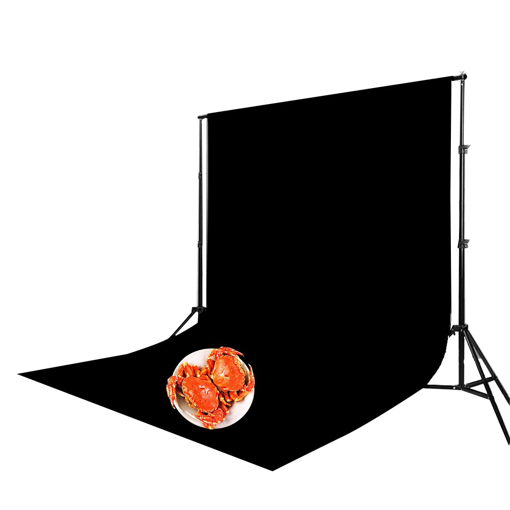 Studio Photo velours réutilisable photographie fond lumière absorbant accessoires de tir solide Non réfléchissant toile de fond noir pratique