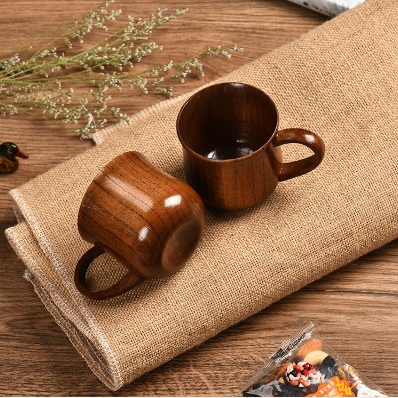 Characteristic Solid Wood Jujube Wood Cup Solid Wood Water Cup Tea Cup Trumpet Cup