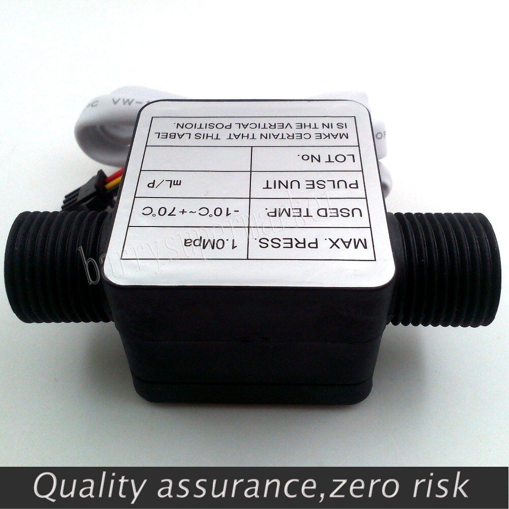 Flow meter fuel gauge flowmeter caudalimetro counter flow indicator sensor milk honey detergent Hall flowmeter G1/2 0-10LPM
