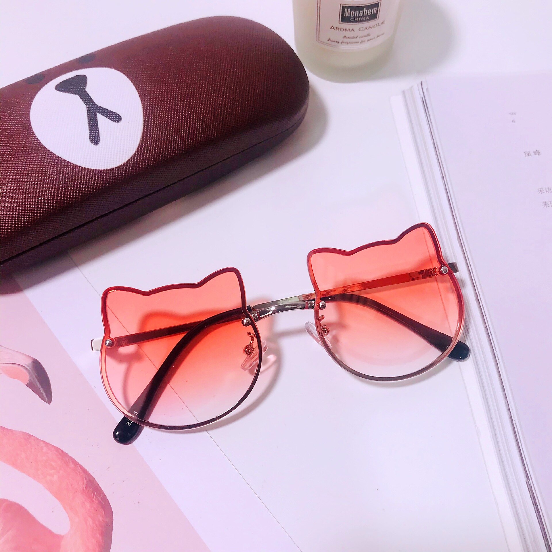 Kt stelløse børn baby solbriller børne solbriller kt børn solbriller pige solbriller: Sort