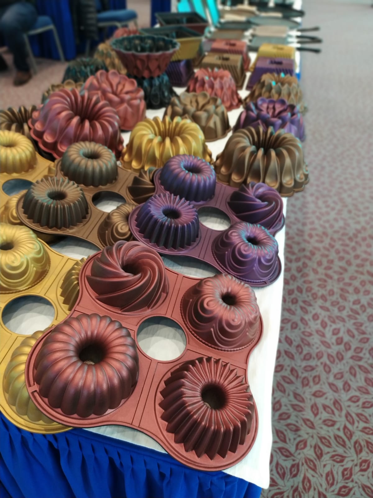 Cake Mold pan granite Galaxy 4 Piece Casting Cake Mold Ovenware Kitchenware Fireproof Non Stick