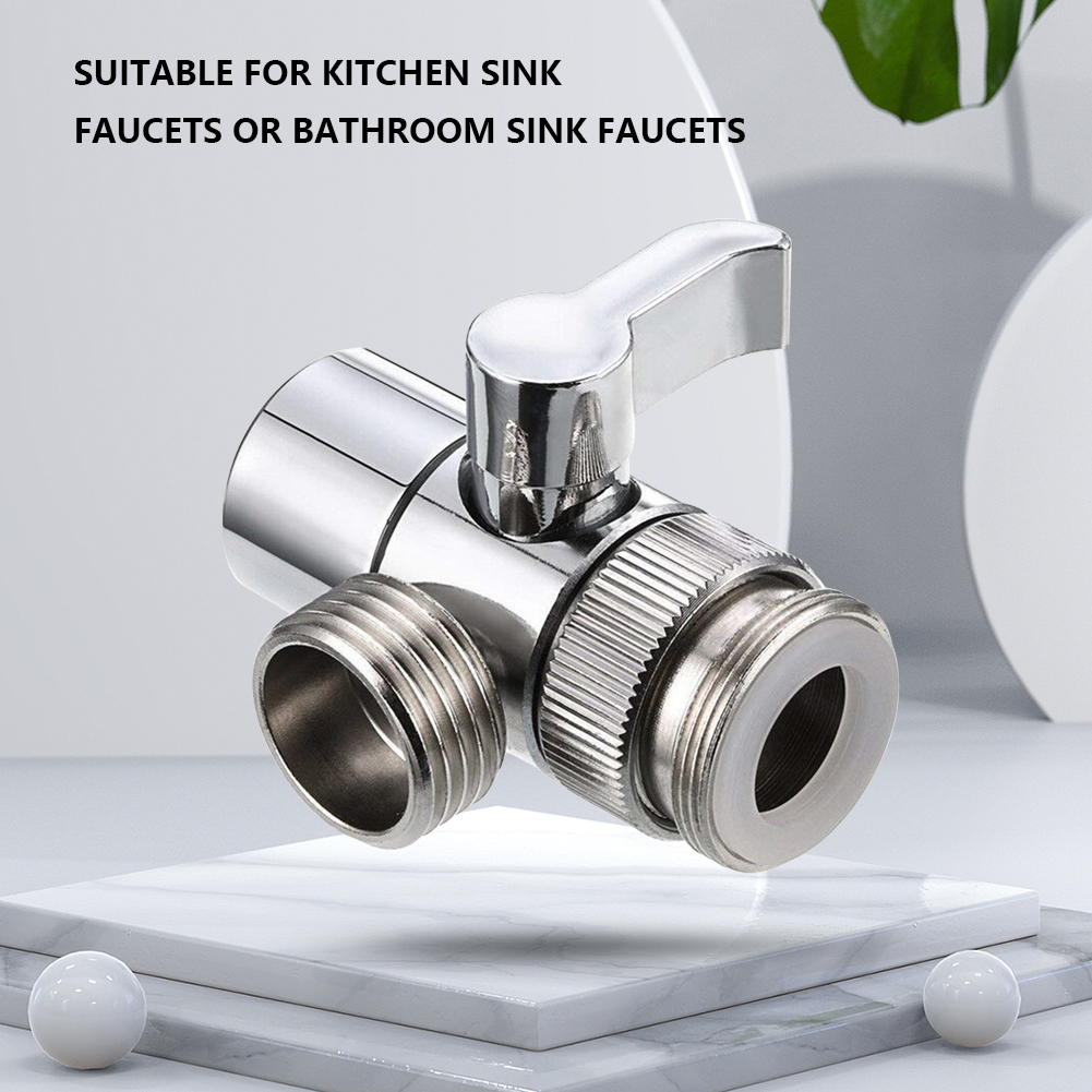 1-10PCS Switch Faucet Adapter Kitchen Sink Splitter Diverter Valve Water Tap Connector Separator For Sink Toilet Bidet Shower