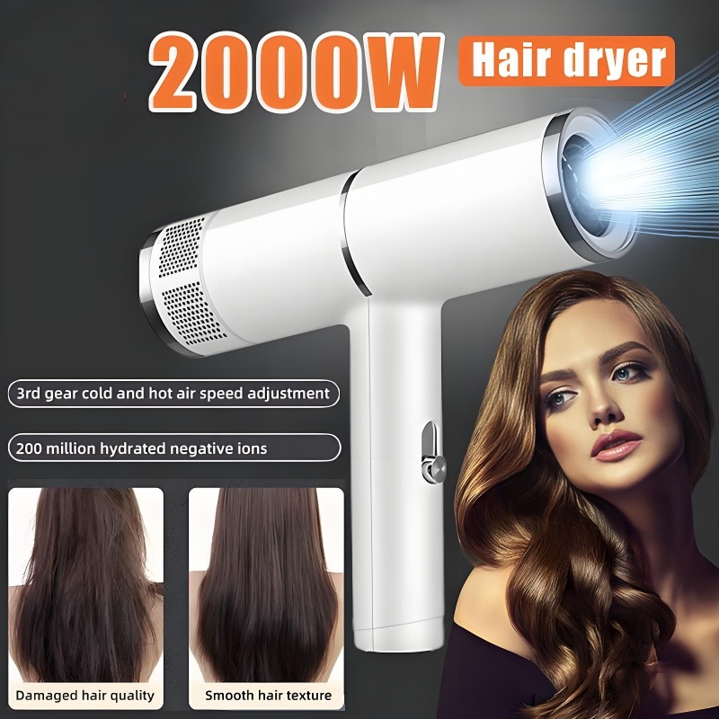 Negative Ionic Hair Dryer High-speed Electricturbine Drier Constant Temperature Quick Drying Hair