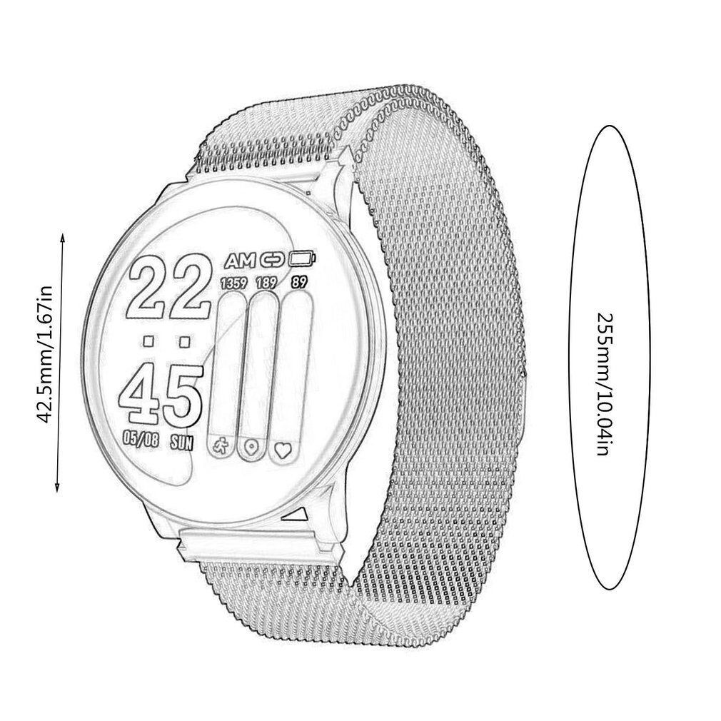 Smart Sport Horloge Fitness Armband Smart Sport Stap Graaf Horloge Waterdicht Kleur Screen Smart Horloge