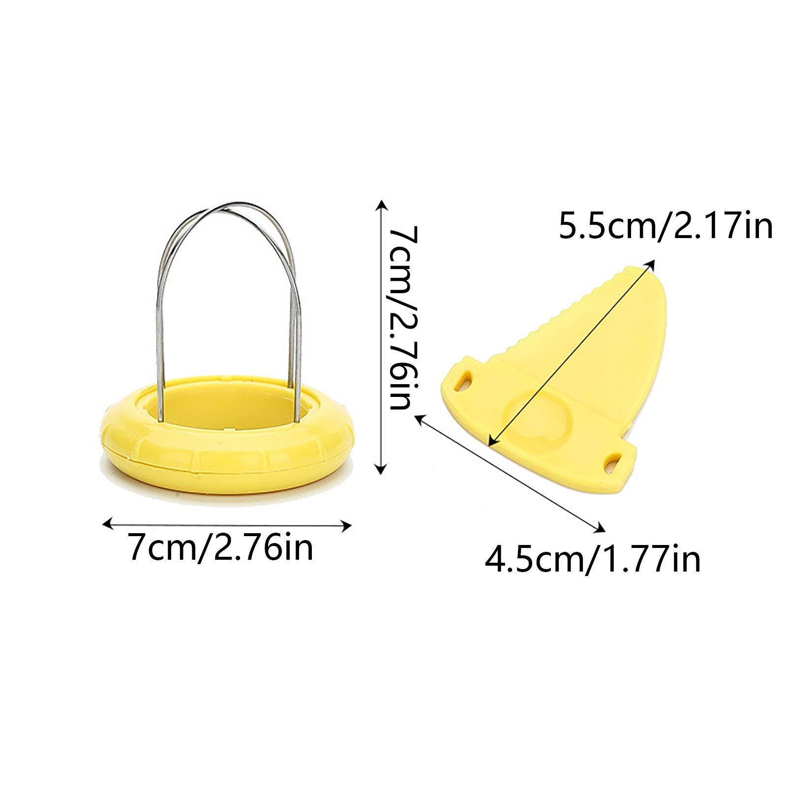 2Pc Fruit Dunschiller Snijden Kiwi Peeling Artefact Graven Kiwi Peeling Snijmachine Mes Kiwi Schil Snijgereedschap c50