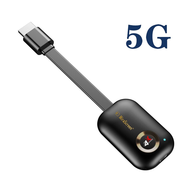 Dispositivo de TV Stick G9 Plus, receptor Dongle con pantalla DLNA Airplay, 4K, Miracast, HDMI, Wifi 2,4G/5G, para IOS, Android, Anycast: Without box / G9 Plus 5G