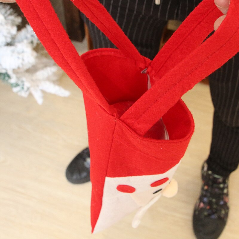 Bolsa de para caramelos de Navidad, bolsa de , bolso, bolso, bolsa no tejida, decoraciones de Año 1 Uds.