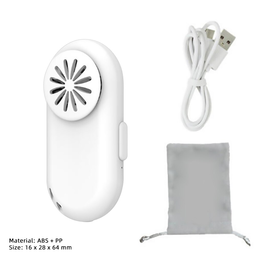 Personal Breathe Cooler Wearable Air Purifier Air Face Fan USB Mini Portable Mask Clip Fan Electric Air Conditioning Cooling Fan: 01