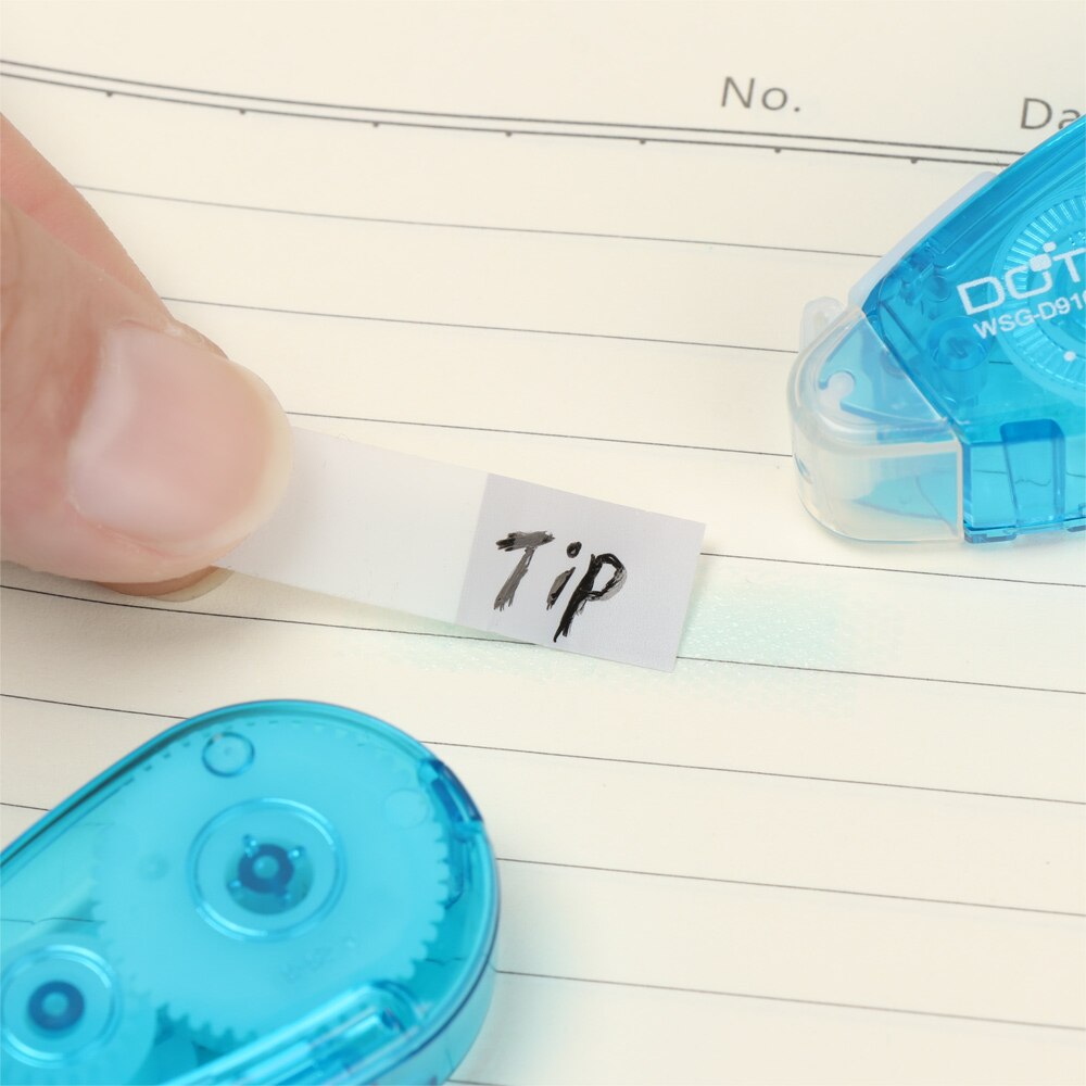 Double Sided Adhesive Dots Stick Roller Glue Tape Dispenser Sticks Adhesive Cutter Kid Stationery Office Supplies