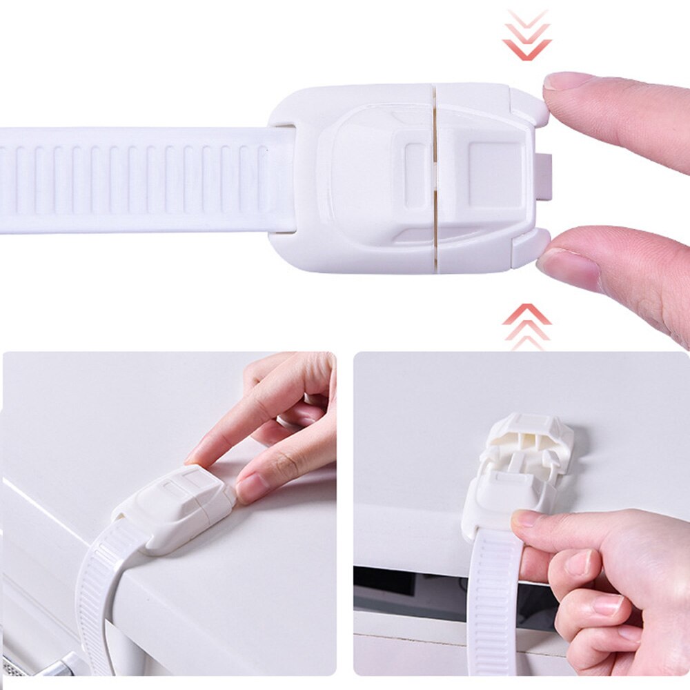 3 Pcs/Lot Child Lock Protection of Children Locking Doors for Children's Safety Child Safety Equipment Lock Refrigerator Closet