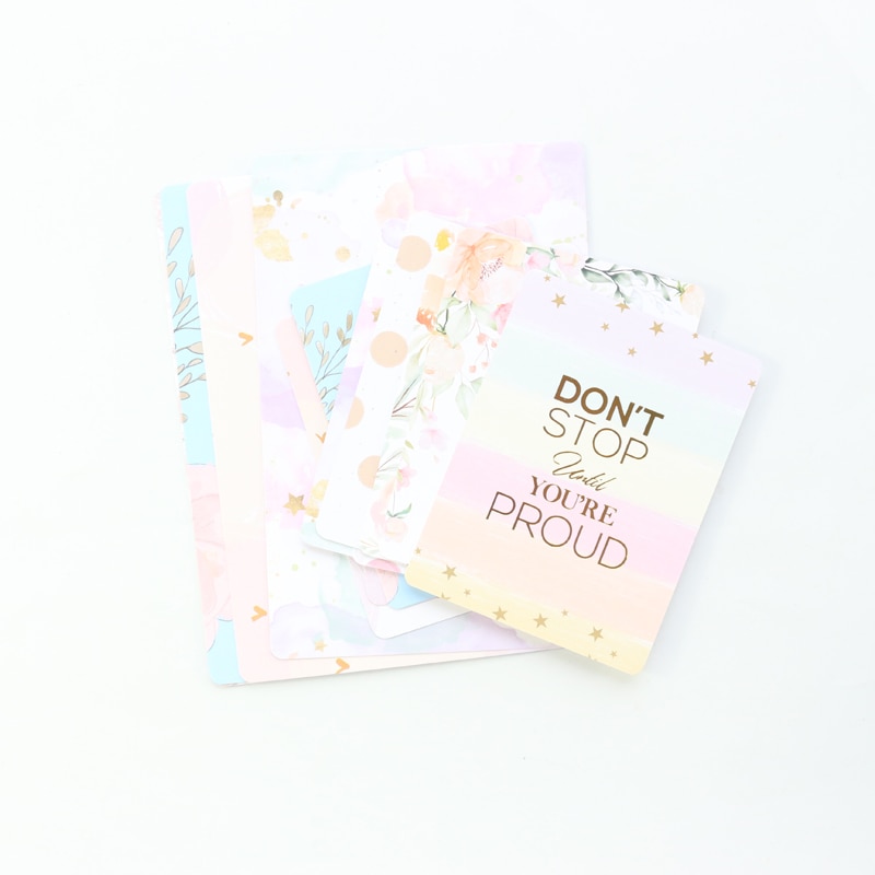 Divisor de índice Domikee kawaii de papel de aluminio dorado, juego de tarjetas planificadoras para diario, oficina, escuela, cuadernos planificadores bonitos, accesorios de papelería