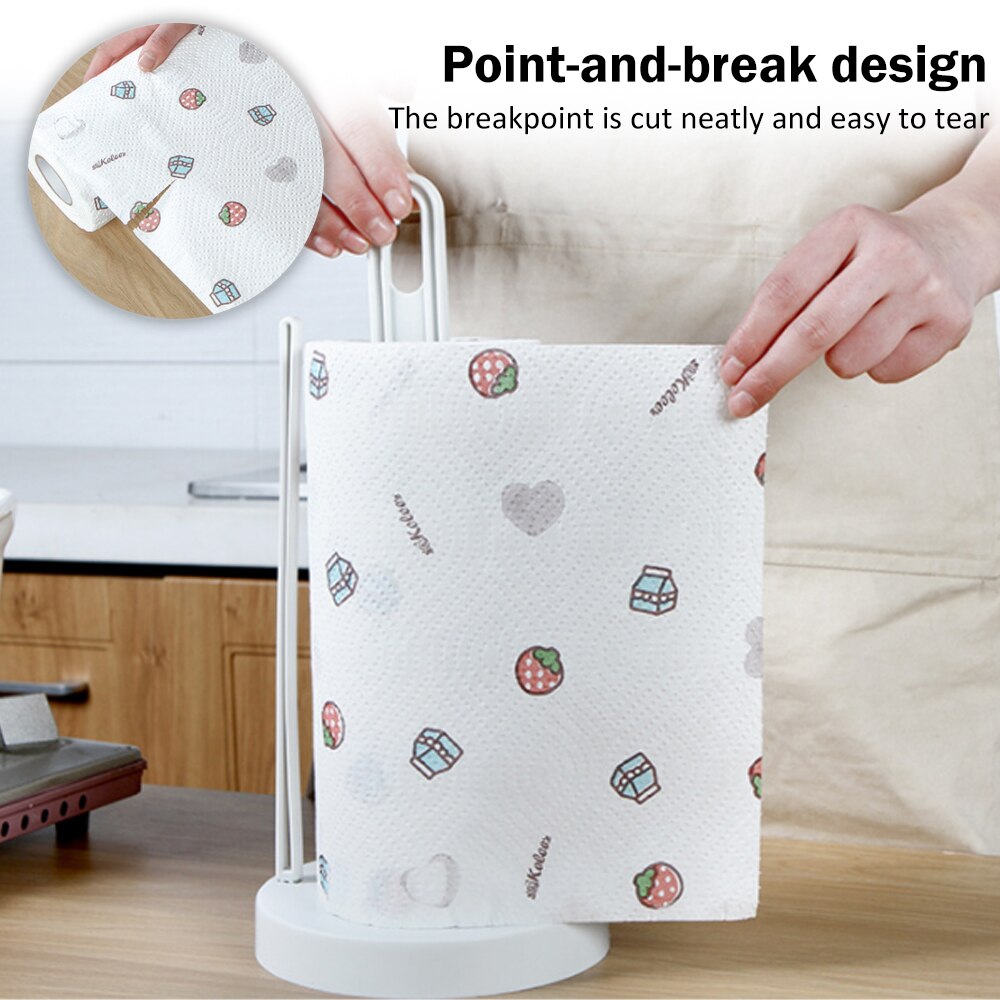 Roestvrijstalen Keuken Roll Papieren Handdoek Houder Badkamer Tissue Stand Servetten Rack Tissue Opbergrek Thuis Opslag Accessoires