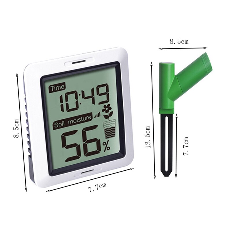 WH0291 Boden Feuchtigkeit Tester Anlage Bodenfeuchte Sensor Meter mit Digital LCD Anzeige für Garten Rasen Topfpflanze Pflege Innen